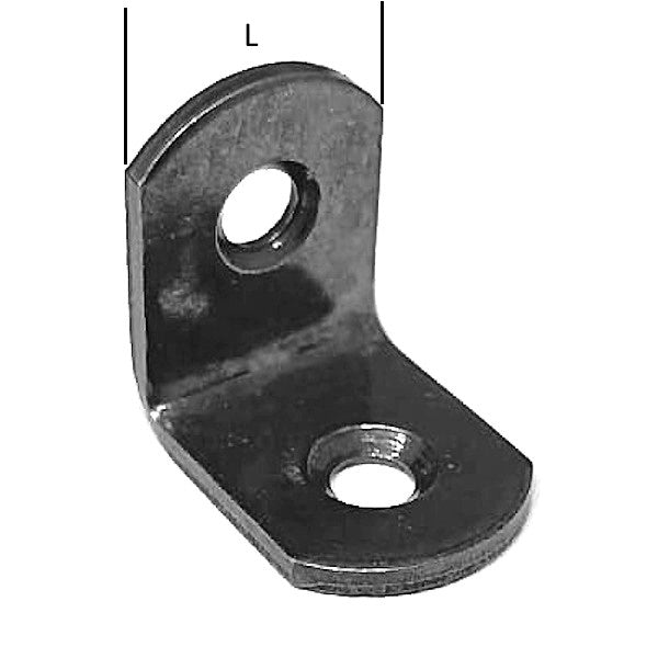 MINUTEX SQUADRETTE REGGIPIANI MM 20X20 ACCIAIO BRONZATO CONF.PZ4