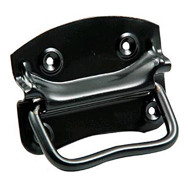 MINUTEX MANIGLIA PER BAULI IN ACCIAIO ZINCATO NERO