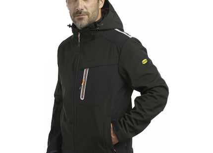 DIADORA GIACCA DA LAVORO SOFTSHELL CARBON TECH GRIGIO ASFALTO TG.XXL