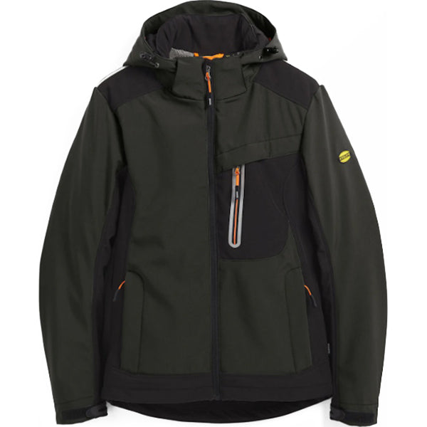 DIADORA GIACCA DA LAVORO SOFTSHELL CARBON TECH GRIGIO ASFALTO