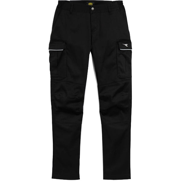 DIADORA PANTALONE DA LAVORO DONNA PANT CARGO ATHENA NERO