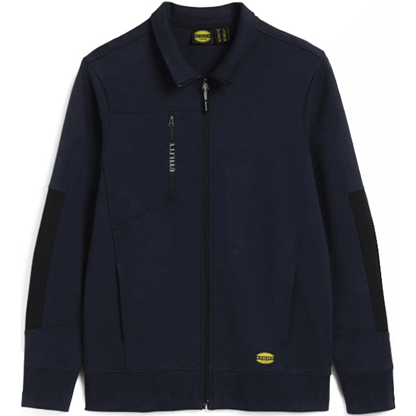 DIADORA FELPA DA LAVORO SWEATSHIRT ZIP LITEWORK BLU CLASSICO