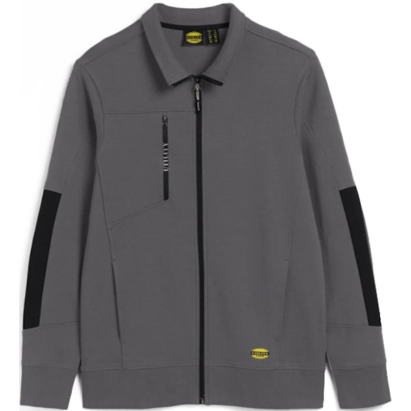 DIADORA FELPA DA LAVORO SWEATSHIRT ZIP LITEWORK GRIGIO ACCIAIO