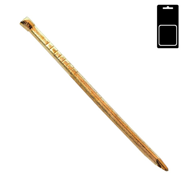 SODIFER CHIODI IN ACCIAIO OTTONATO TESTA GROPPINO IN CONF.BLISTER