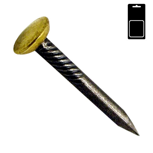 SODIFER CHIODI IN ACCIAIO TESTA BOMBATA IN OTTONE IN CONF.BLISTER