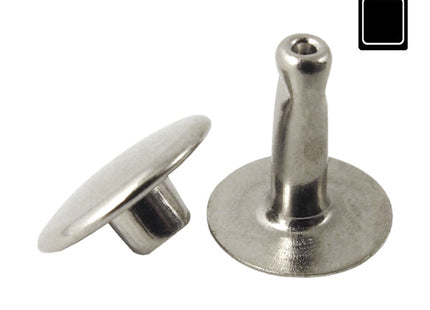 SODIFER RIVETTI/RIBATTINI NICHELATI MASCHIO E FEMMINA MM10 BLISTER PZ15