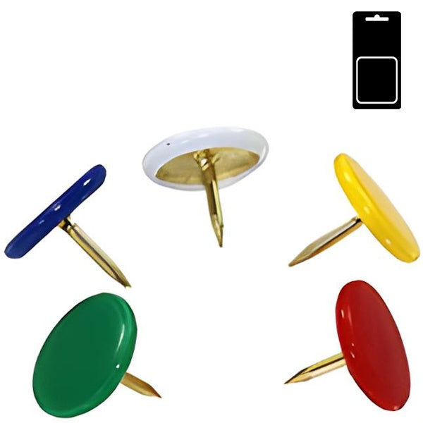 SODIFER PUNTINE DA DISEGNO CON TESTA PLASTIFICATA IN CONF.BLISTER