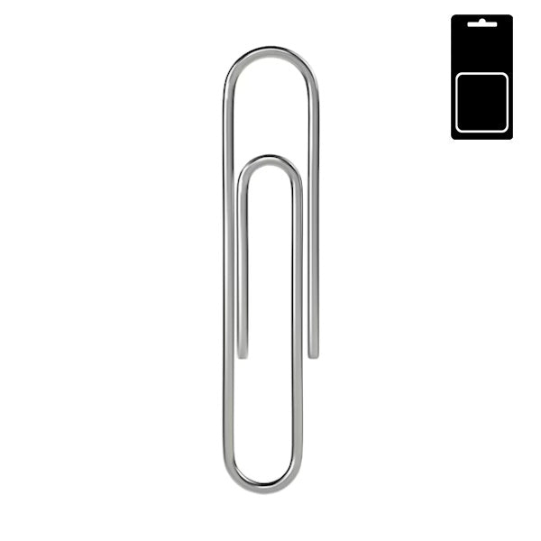 SODIFER FERMAGLI PER CARTA IN FERRO IN CONF.BLISTER