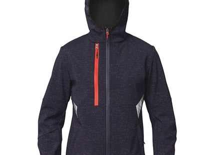 SIGGI GIACCA IN SOFTSHELL MOD. FINDER COLORE BLU/ARGENTO