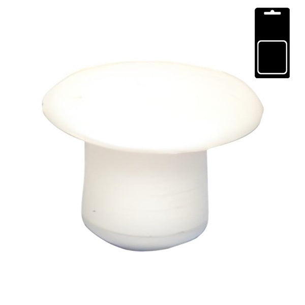 SODIFER TAPPI COPRIFORO IN PVC BIANCO IN CONF.BLISTER