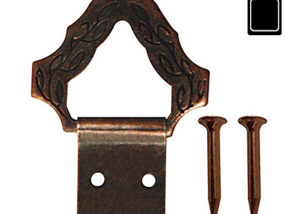 SODIFER ATTACCAGLIE BAROCCO IN FERRO BRONZATO N.1 CON CHIODO PZ10