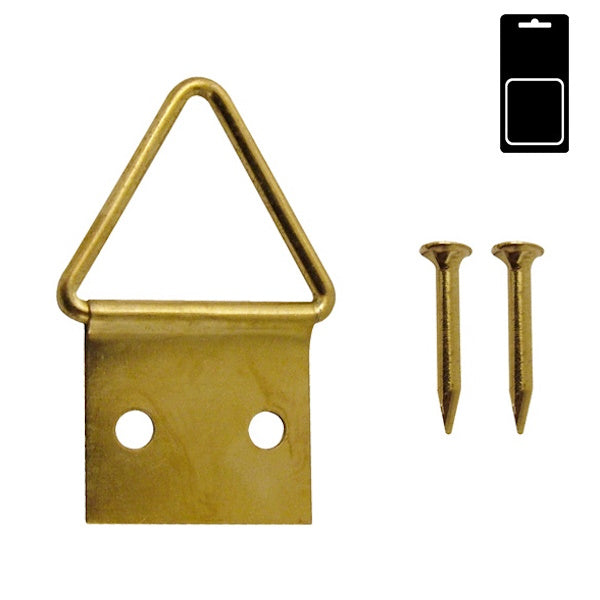 SODIFER ATTACCAGLIE SNODATE IN FERRO OTTONATO CON CHIODO IN BLISTER