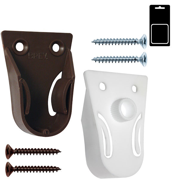 SODIFER REGGITUBO LATERALE IN PLASTICA CON PERNO BLISTER DA PZ2