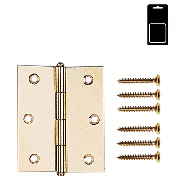 SODIFER CERNIERE CON POMOLI SFERICI IN FERRO OTTONATO IN BLISTER