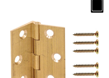 SODIFER CERNIERE A LIBRO ALI MEZZA ANCA IN OTTONE CON VITI BLISTER PZ2