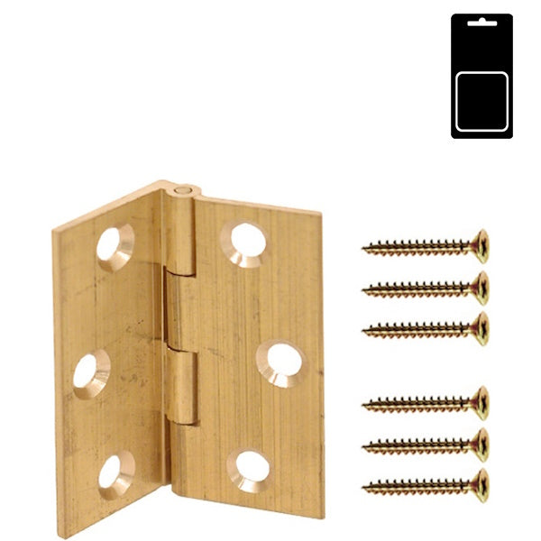 SODIFER CERNIERE A LIBRO ALI MEZZA ANCA IN OTTONE CON VITI BLISTER PZ2