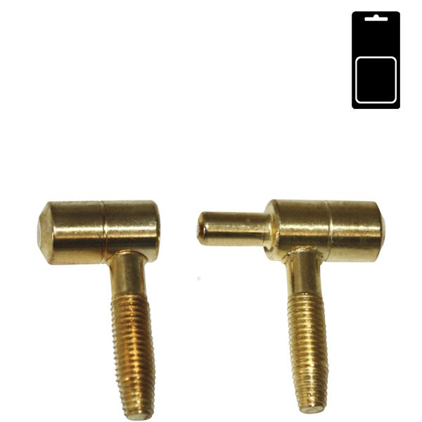 SODIFER CERNIERE ANUBA A VITE IN ACCIAIO OTTONATO IN BLISTER DA PZ 4