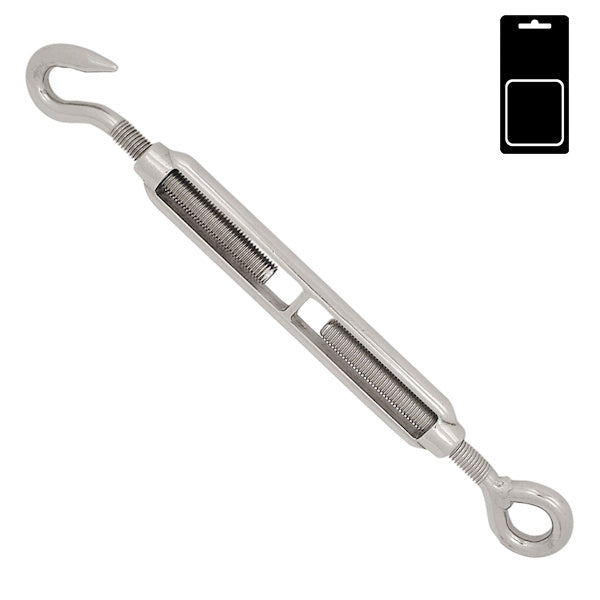 SODIFER TENDITORI OCCHIO E GANCIO IN ACCIAIO ZINCATO IN BLISTER DA PZ4