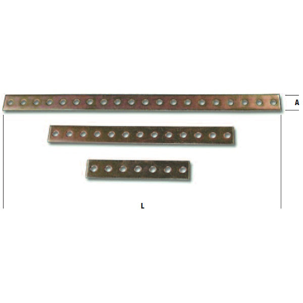 MINUTEX PIASTRA FORATA DI RINFORZO IN ACCIAIO ZINCATO