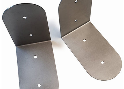 MINUTEX KIT FISSAGGIO SCHERMI PROTETTIVI CM14X14X8 IN ACCIAIO GRIGIO