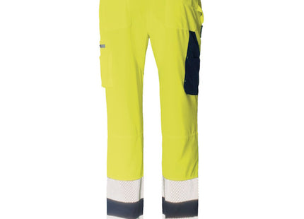 ISSA PANTALONE ALTA VISIBILITA' LIGHT GIALLO FLUO/BLU NAVY TG.XL