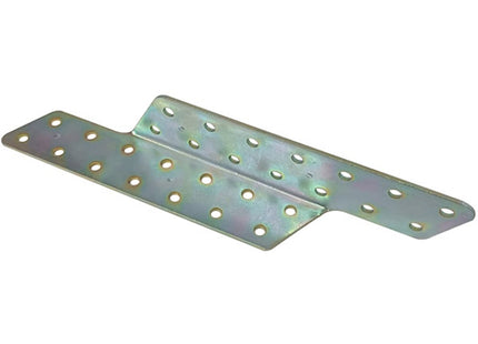 MINUTEX PIASTRA ANGOLARE SFALSATA DESTRA IN ACCIAIO ZINCATO