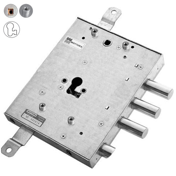 MOTTURA SERRATURA APPLICARE TRIPLICE ENTRATA MM89 ART.89.8571
