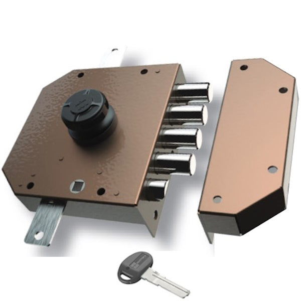 MOTTURA SERRATURA APPLICARE C10 TRIPLICE ENTRATA MM63 ART.89A.431