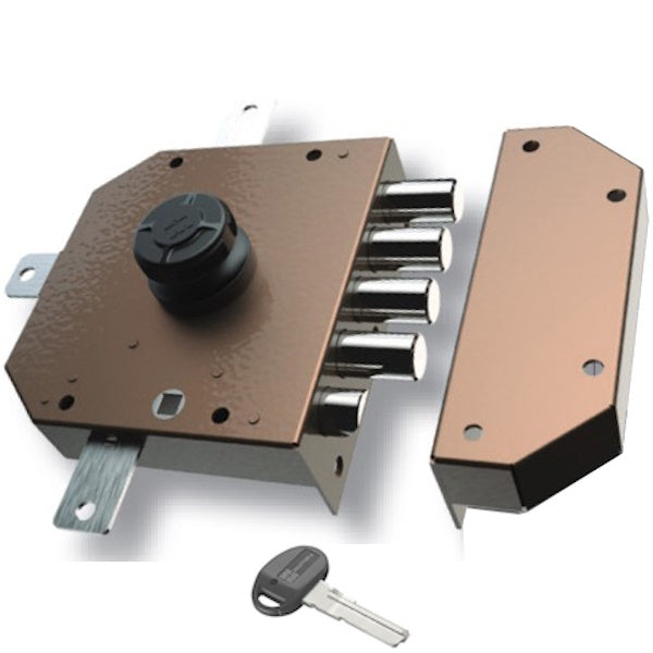 MOTTURA SERRATURA APPLICARE C10 QUINTUPLICA ENTRATA MM63 ART.89A.451