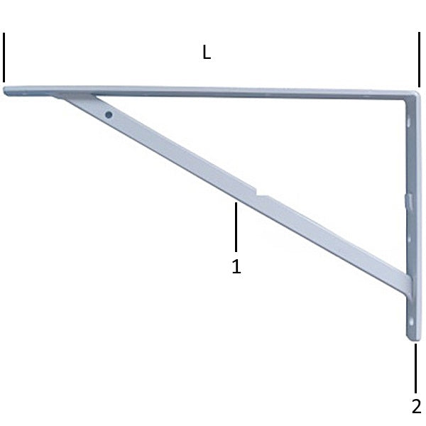 MINUTEX REGGIMENSOLA GENIUS IN ACCIAIO VERNICIATO BIANCO