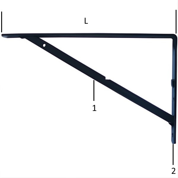 MINUTEX REGGIMENSOLA GENIUS IN ACCIAIO VERNICIATO NERO