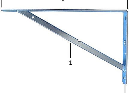 MINUTEX REGGIMENSOLA GENIUS IN ACCIAIO ZINCATO BIANCO