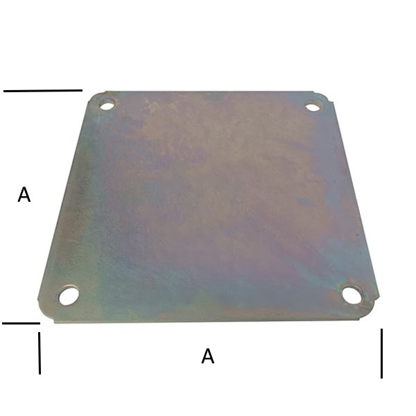 MINUTEX PIASTRA DI FISSAGGIO IN ACCIAIO ZINCATO