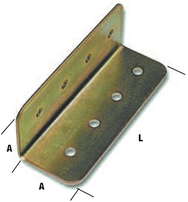 MINUTEX PIASTRA ANGOLARE IN ACCIAIO ZINCATO
