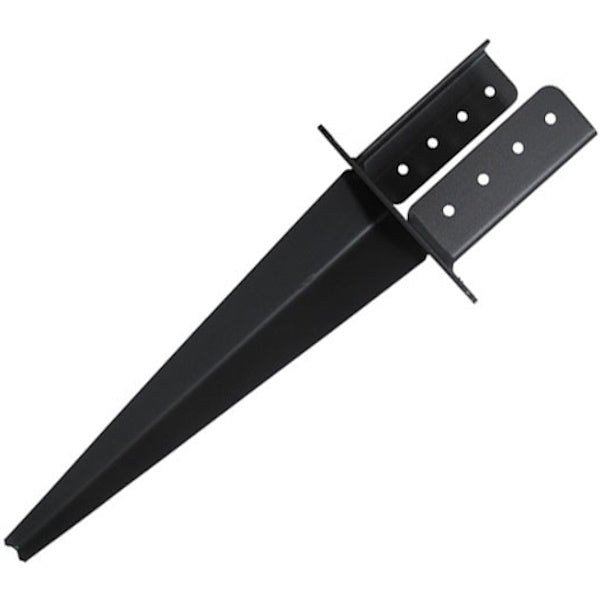 MINUTEX SUPPORTO TRAVI ANCORAGGIO AL TERRENO VERNICIATO GRIGIO GRAFITE