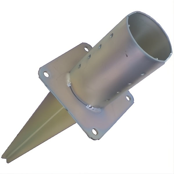 MINUTEX SUPPORTO TRAVI TONDE PER ANCORAGGIO AL TERRENO ACCIAIO ZINCATO