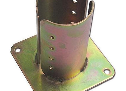 MINUTEX SUPPORTO PER TRAVI TONDE CON PIASTRA IN ACCIAIO ZINCATO