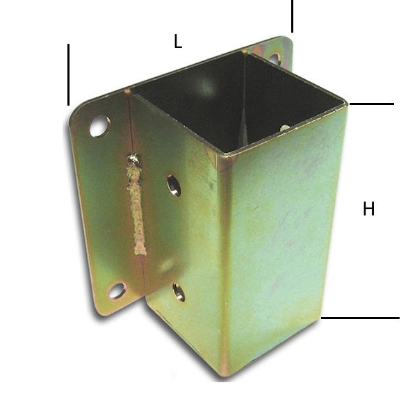 MINUTEX SUPPORTO PER PARAPETTO PER TRAVI IN ACCIAIO ZINCATO