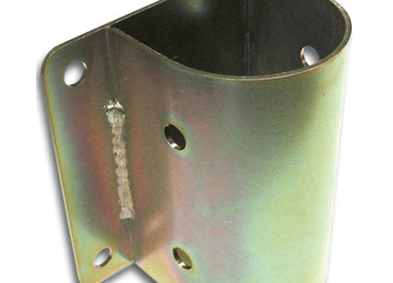 MINUTEX SUPPORTO TONDO PER PARAPETTO PER TRAVI D.MM100 ACCIAIO ZINCATO