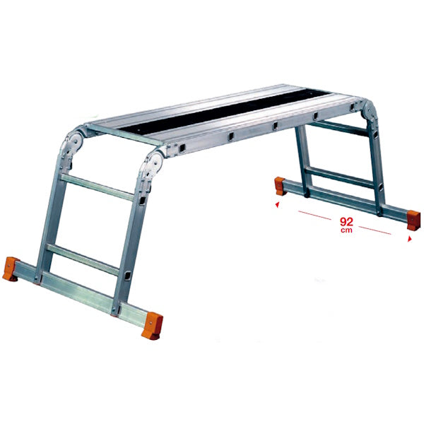 FACAL PEDANA DA LAVORO PIEGHEVOLE IN ALLUMINIO MOD. ALFA