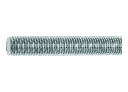 BARRA FILETTATA FERRO CLASSE 8.8 ZINCATA BIANCA M12X1,75X1000 DIN 976-1
