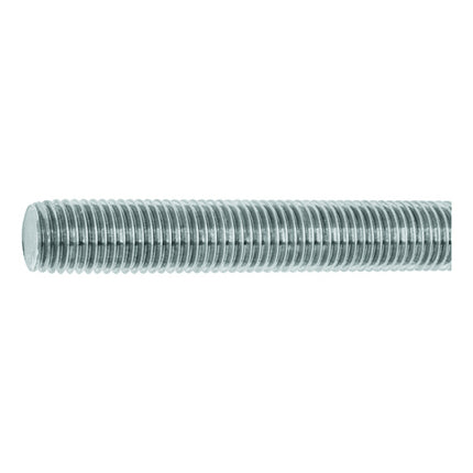 BARRA FILETTATA FERRO CLASSE 8.8 ZINCATA BIANCA M27X3X1000 DIN 976-1