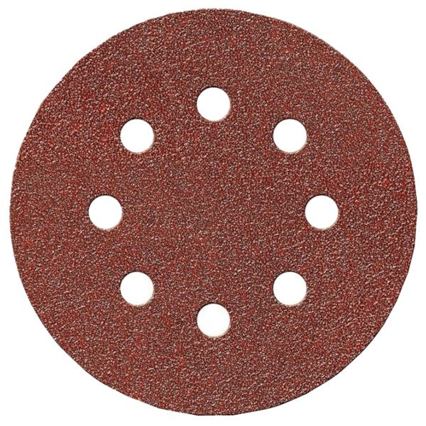 TAF DISCO VELCRATO IN CARTA ABRASIVA CORINDONE D.MM125 8 FORI