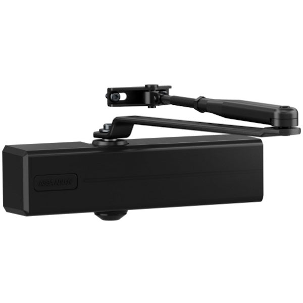 ASSA ABLOY CHIUDIPORTA AEREO SERIE DC120 NERO RAL9005