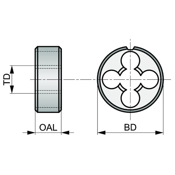 DORMER FILIERA F100 IMBOCCO CORRETTO HSS