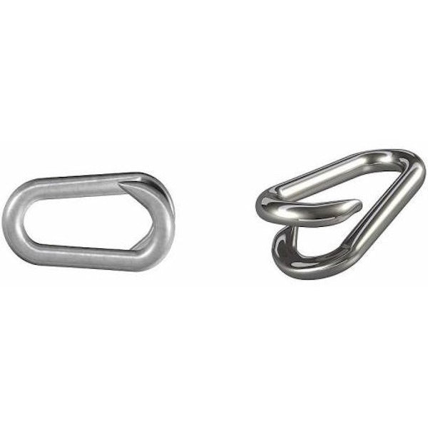 FALSA MAGLIA PER CATENA GENOVESE ZINCATA BIANCA