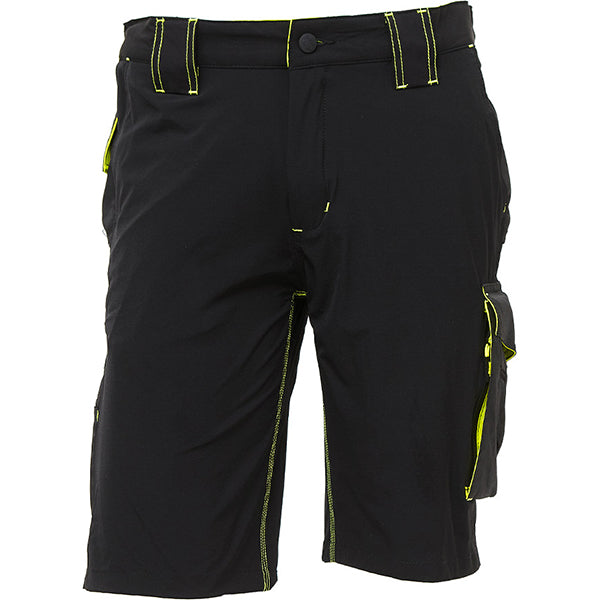 U-POWER BERMUDA IN TESSUTO MERCURY COLORE BLACK CARBON