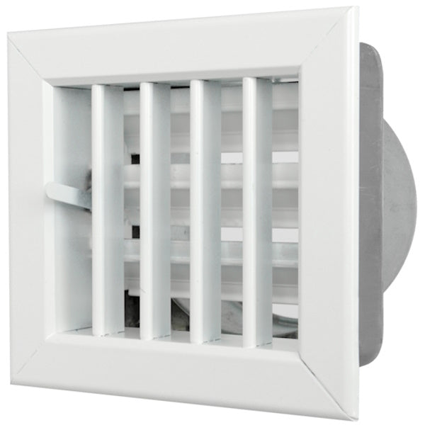 LA VENTILAZIONE GRIGLIA ALLUMINIO DA INCASSO PER CAMINI COLORE BIANCO