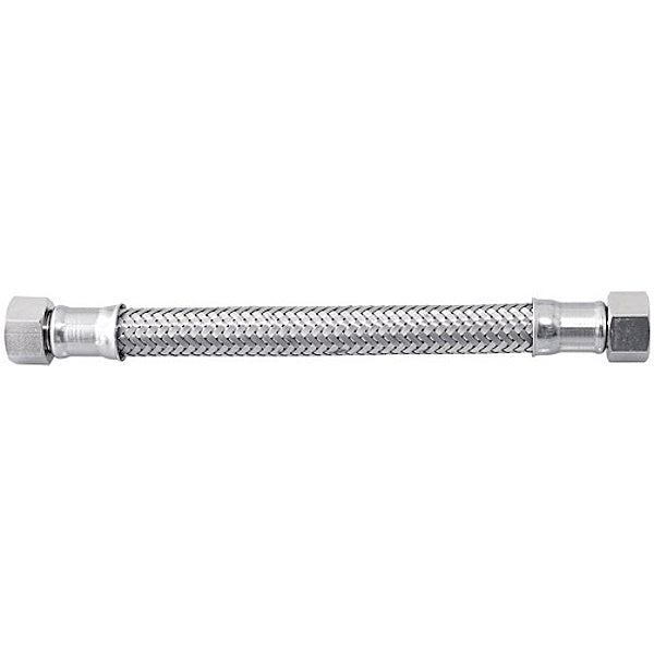 IDRO-BRIC FLESSIBILE PER ACQUA INOX AISI 304 D.MM10 ATTACCO 3/8"FX3/8"F