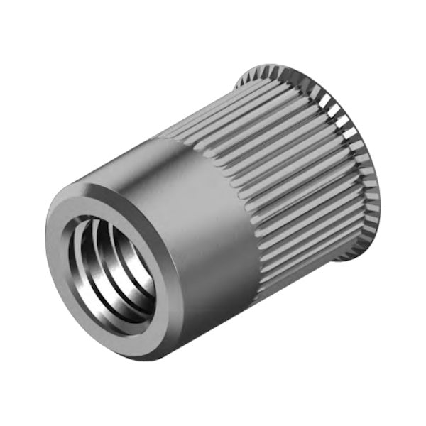 INSERTI FILETTATI CILINDRICI IN ACCIAIO INOX A2 TS RIDOTTA ART.9314